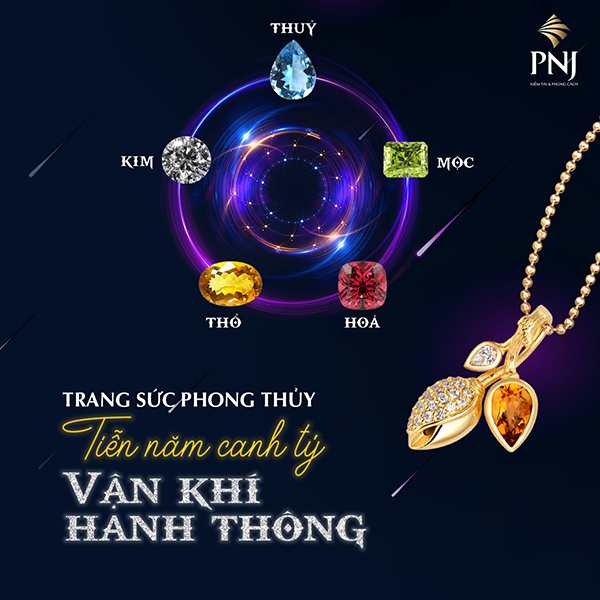 Trang sức đính đá phong thủy sẽ phát huy tác dụng khi hợp với cung mệnh